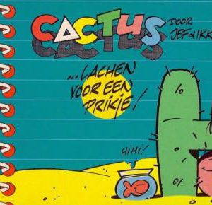 Standaard oblong strip 2 - Cactus, Lachen voor een prikje