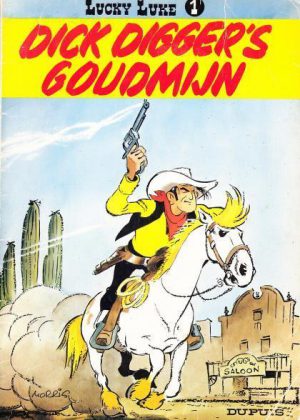 Lucky Luke 1 - Dick Diggers Goudmijn (Tweedehands)