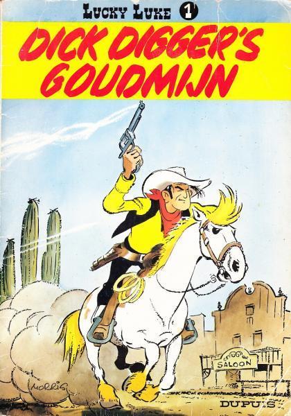Lucky Luke 1 - Dick Diggers Goudmijn (Tweedehands)