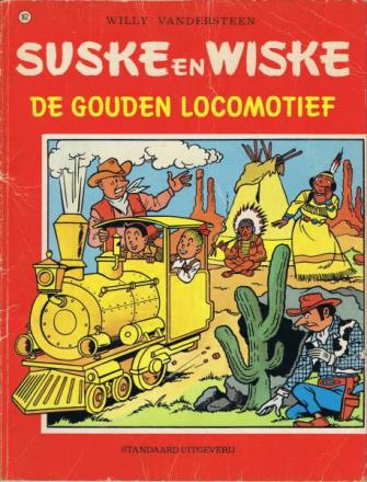 Suske en Wiske 162 - De gouden locomotief (Tweedehands)