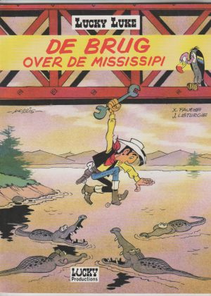 Lukcy Luke, de brug over de Mississipi