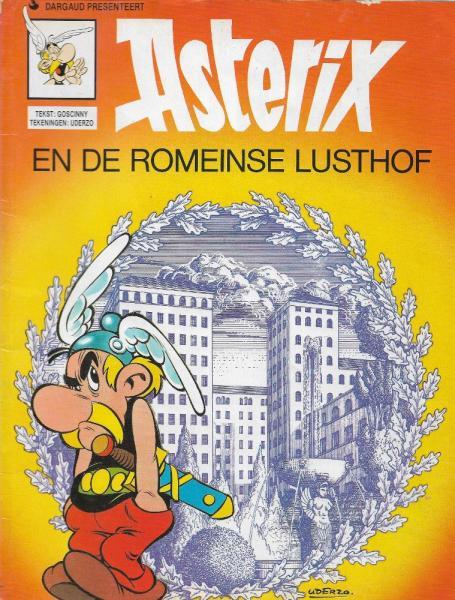 Asterix - De Romeinse Lusthof (oranje uitgave) (Tweedehands)
