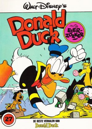 Donald Duck als eierzoeker