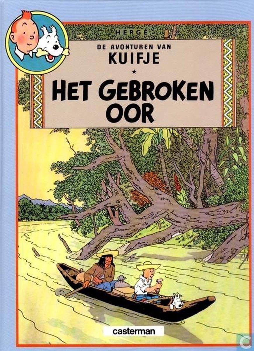 Kuifje Dubbelalbum - Het gebroken oor / Cokes in voorraad
