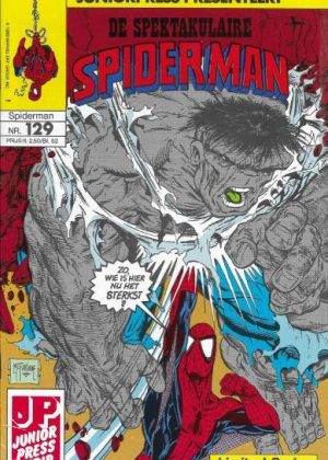 De Spektakulaire Spiderman nr. 129 - De zet van Shaw + Excalibur