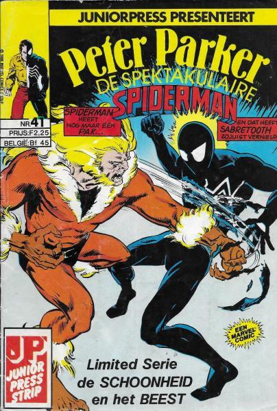 Peter Parker de Spektakulaire Spiderman nr.41 - "Een kat in het nauw"