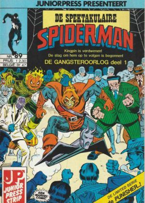 De Spectaculaire Spiderman nr. 89 - De gangsteroorlog deel 1 + De Punisher