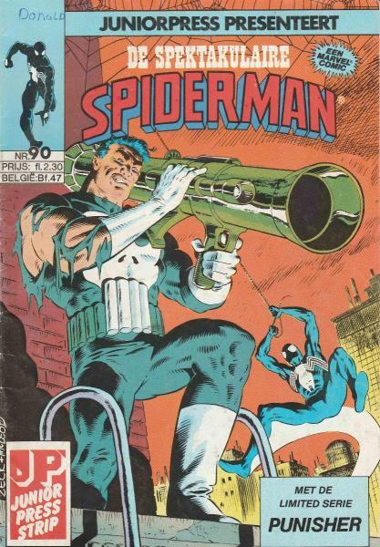 De Spectaculaire Spiderman nr. 90 - De Arranger is er geweest + De Punisher