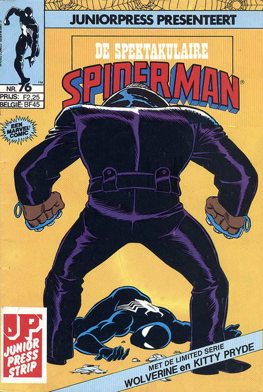 De Spectaculaire Spiderman nr. 76 - Wat is er met Crusher Hogan gebeurt + Kitty Pryde en Wolverine