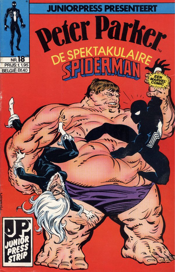 Peter Parker de Spektakulaire Spiderman nr.18 - Pech