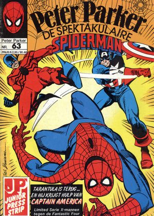 Peter Parker de Spektakulaire Spiderman nr.63 - Vlagvertoon