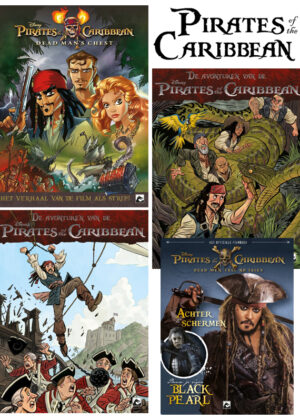 Pirates of the Caribbean strippakket (3 strips+filmboek)