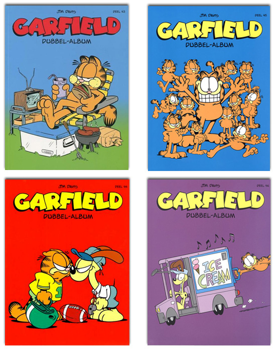 Garfield Strippakket (4 strips)