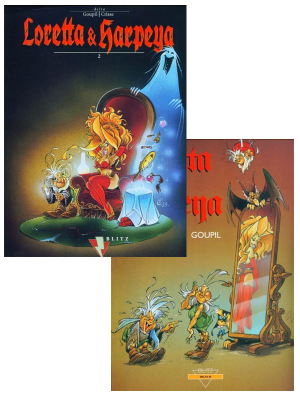 Loretta & Harpeya strippakket (2 HC strips) 18+