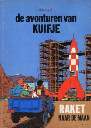 Kuifje - Raket naar de maan (2ehands, 1962)