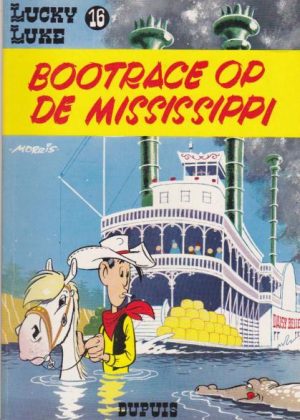 Lucky Luke 16 - Bootrace op de Mississippi (Druk 1978)