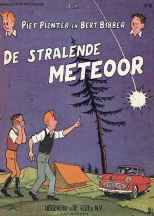 Piet Pienter en Bert Bibber 10 - De stralende meteor (1e Druk 1958)