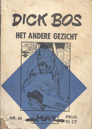 Dick Bos 66 - Het andere gezicht (1e druk 1967) (Pocketstrip) (2ehands)