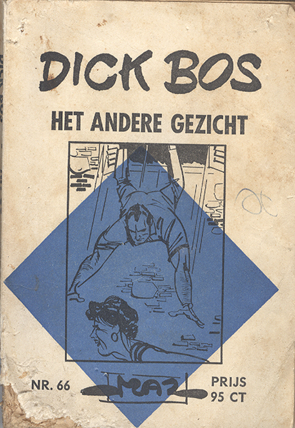 Dick Bos 66 - Het andere gezicht (1e druk 1967) (Pocketstrip) (2ehands)