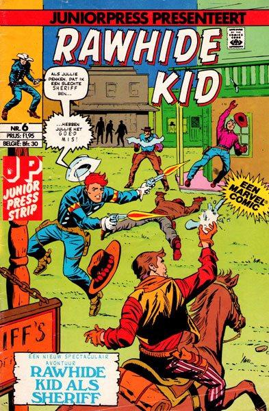 Rawhide Kid nr. 6 - Rawhide Kid als sheriff (Junior Press) (2ehands)