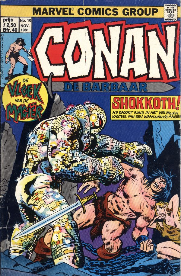 Conan de barbaar 10 - De vloek van de magiër (2ehands)