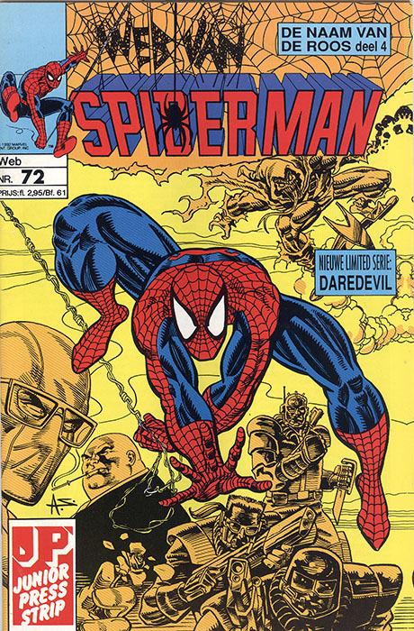 Web van Spiderman Pakket #7 - (10 strips) No. 72 t/m 81 (JuniorPress)