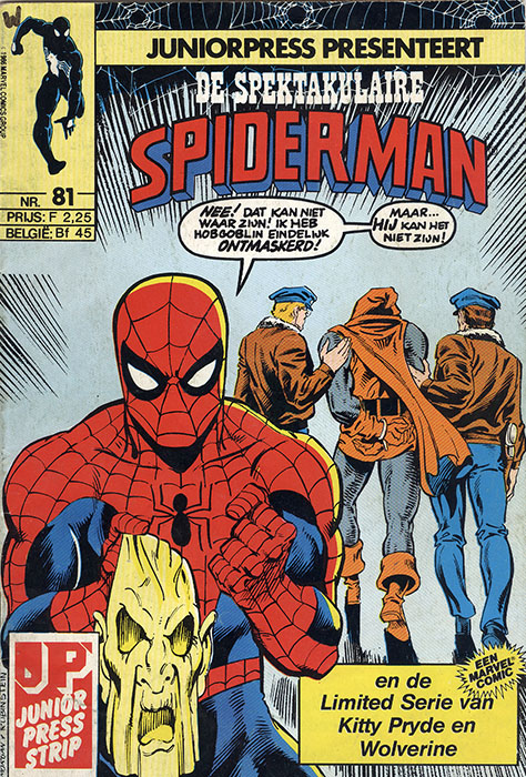 Spectaculaire Spiderman Pakket #8 - (10 strips) No. 81 t/m 90 (JuniorPress)