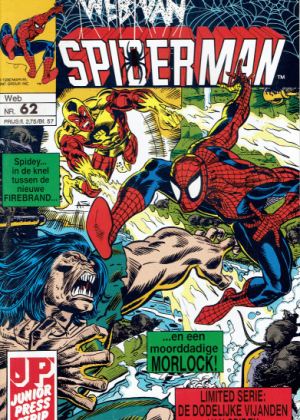 Web van Spiderman Pakket #6 - (10 strips) No. 62 t/m 71 (JuniorPress)
