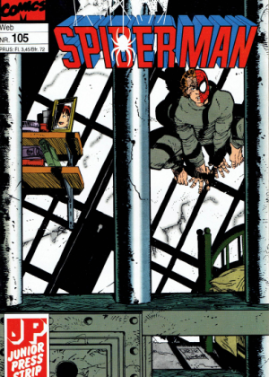 Web van Spiderman 105 - Naschokken vervolg (Marvel Comics) (2ehands)