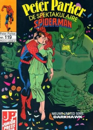 Peter Parker Spiderman Pakket #9 - (10 strips) No. 119 t/m 126 (JuniorPress)