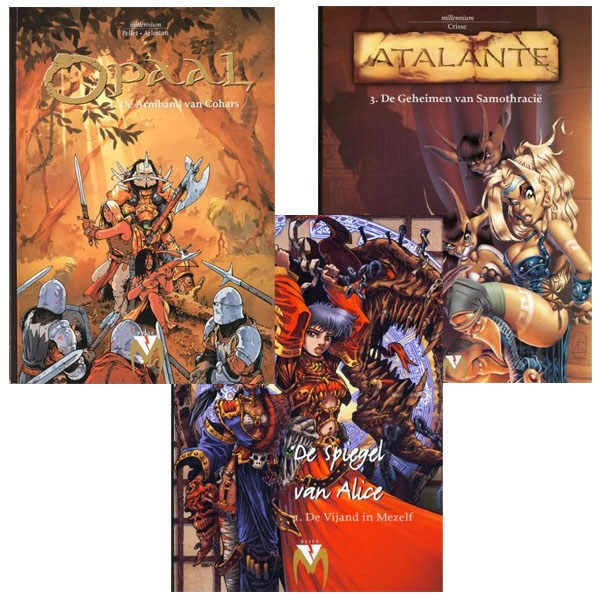 De wouden van Opaal/Atalante/De Spiegel van Alice Strippakket (3 Stripboeken)