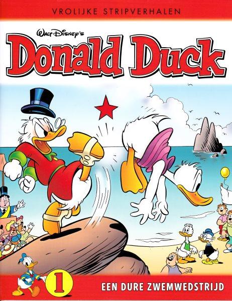 Donald Duck / Vrolijke stripverhalen 1 - Een dure zwemwedstrijd (Z.g.a.n.)