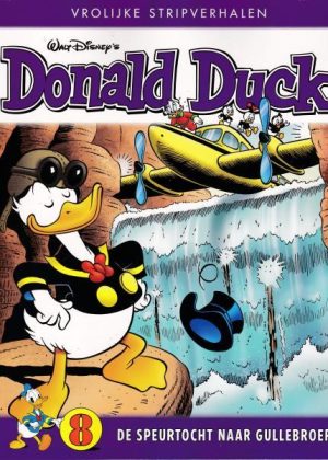 Donald Duck / Vrolijke stripverhalen 8 - De speurtocht naar gullebroer (Z.g.a.n.)
