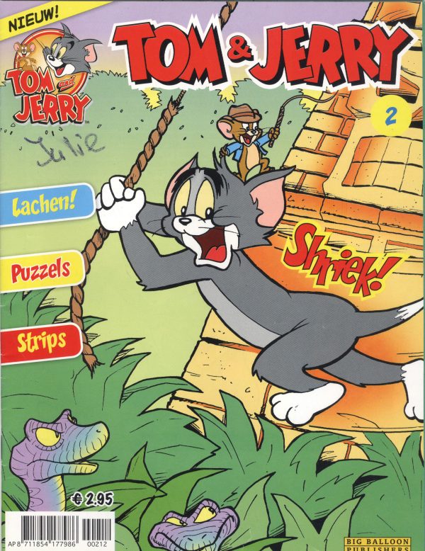Tom en Jerry 2 - (Lachen, Puzzels, Strips) (Z.g.a.n.)