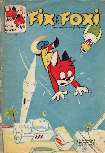 Fix en Foxi 1 (Druk 1960) (2ehands)