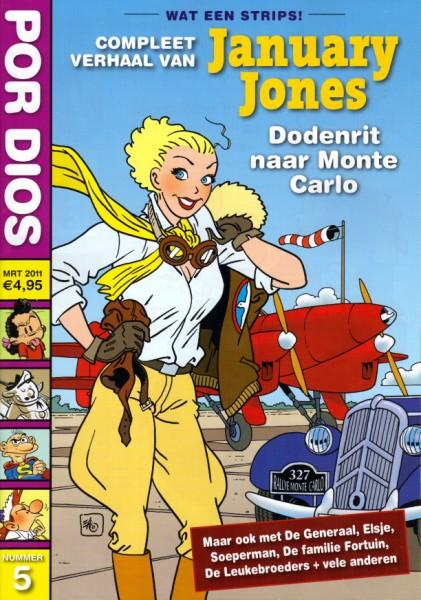 Por Dios Stripmagazine 5 - Maart 2011 - January Jones: Dodenrit naar Monte Carlo (Z.g.a.n.)