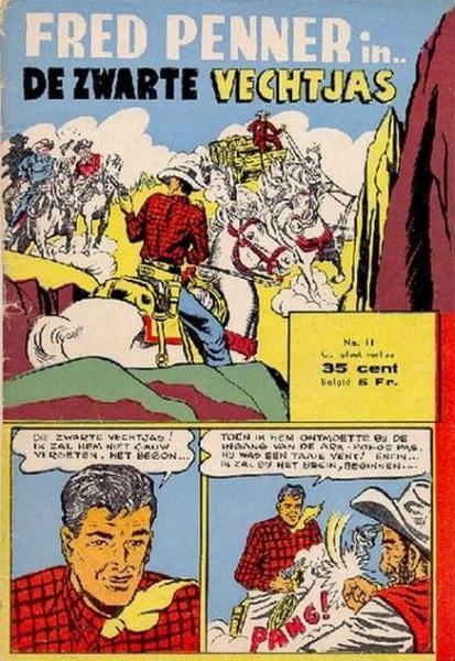 Fred Penner No. 11 - De zwarte vechtjas (Druk 1954) (2ehands)