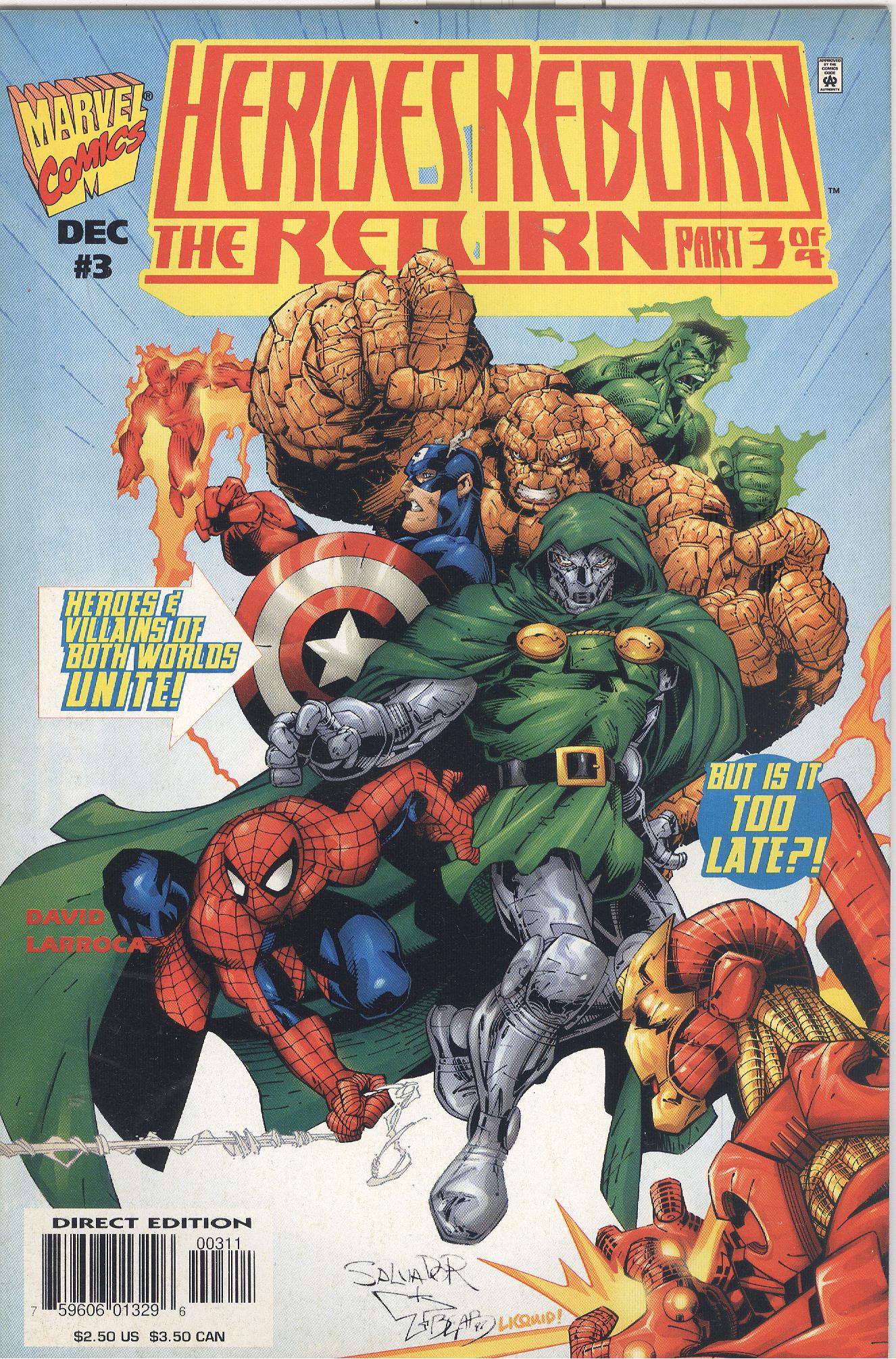 Heroes Reborn The Return Part 3 (Marvel Comics) (Engels) (Z.g.a.n.)
