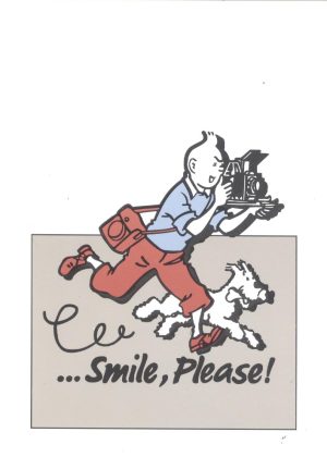 Kuifje wenskaarten (set van 9 stuks) (Spaanstalig)