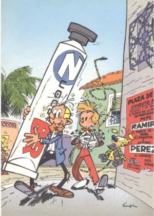 Robbedoes wenskaarten (set van 8 stuks)