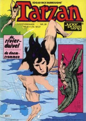 Tarzan 28 - De rivierduivel + De doemtrommen (Tweedehands)