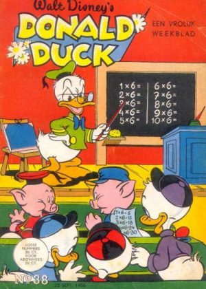 Donald Duck No. 38 (Jaargang 5 - 22 sept. 1956) (Tweedehands)